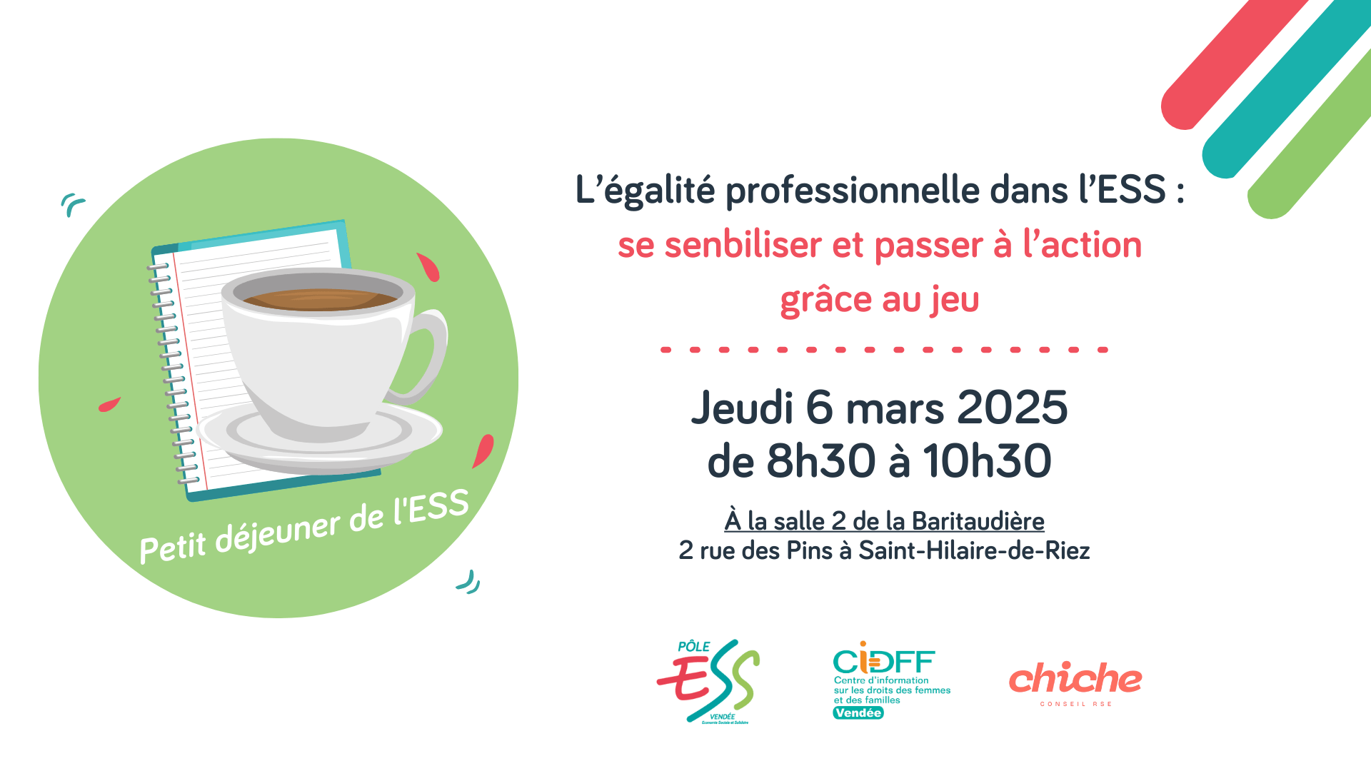 Jeudi 6 mars de 8h30 à 10h30