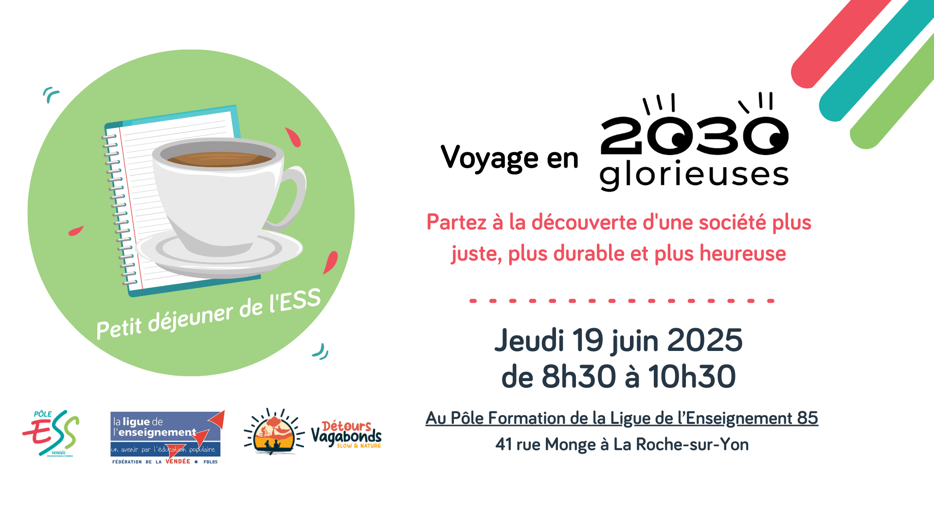Jeudi 19 juin de 8h30 à 10h30